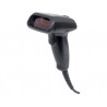 LECTOR CODIGO BARRAS LASER ALCANCE 30CM USB NEGRO MANHATTAN