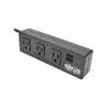 SUPRESOR DE SOBRETENSIONES PROTECT IT! TLP310USBC C/3 CONTACTOS C/ ABRAZADERA DE ESCRITORIO, CABLE DE 3.05 M [10 PIES], 510 JOU
