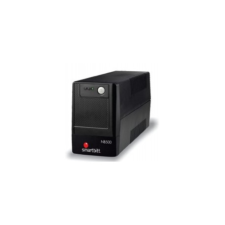NO BREAK SMARTBITT 500VA / 250W, 4 CONTACTOS, CON REGULADOR Y SUPRESOR DE PICOS.