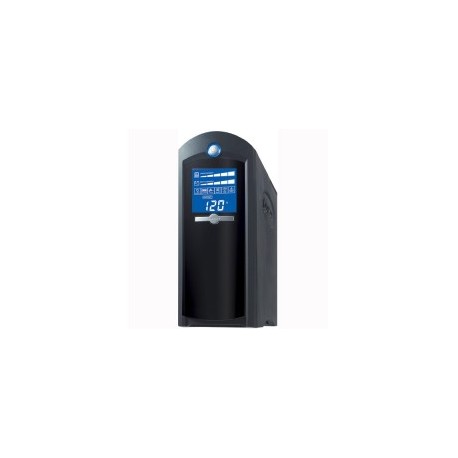 NO BREAK CYBERPOWER (CP1500AVRLCD) 1500VA/ 900 WATTS, INTERACTIVO,TORRE, 12 ? NEMA 5-15R, 6 RESPALDO Y 6 SUPRESI?N, 3 A?OS DE G