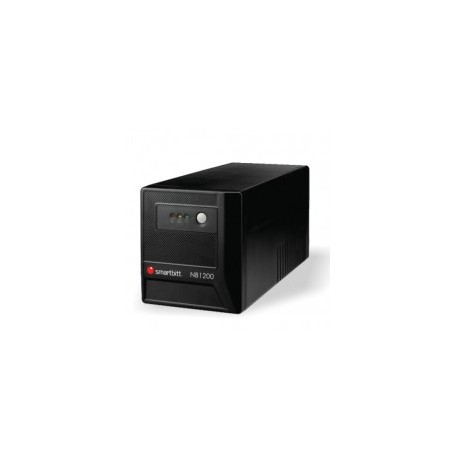 NO BREAK SMARTBITT 1200VA / 600W, 8 CONTACTOS, CON REGULADOR Y SUPRESOR DE PICOS.