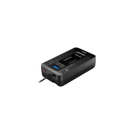 NO BREAK / UPS CYBERPOWER MODO ECO AHORRADOR 850 VA 510 WATTS 3 AÑOS DE GARANTA EN PILA Y EQUIPO