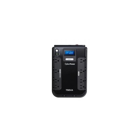 NO BREAK / UPS  CYBERPOWER LCD INTELIGENTE 750 VA 420 WATTS 3 A?OS DE GARANTIA EN PILA Y EQUIPO