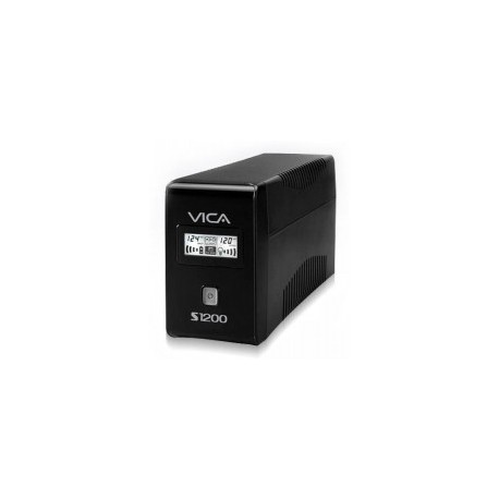 NO BREAK VICA 1200VA/600W 6 CONTACTOS CON RESPALDO Y REGULADOS 3 ANOS DE GARANTIA