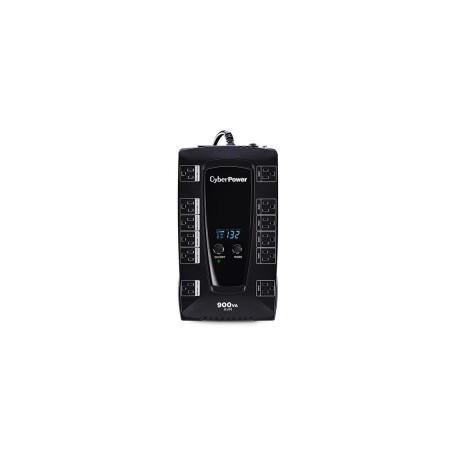 NO BREAK CYBERPOWER (AVRG900LCD) 900VA /480W, INTERACTIVO, TORRE ,12 × NEMA 5-15R, 6 RESPALDO Y 6 SUPRESION, 3 AÑOS DE GARANTIA