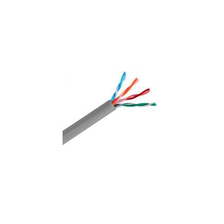 CABLE UTP GRIS SAXXON CATEGORIA 5E/ CCA/ BOBINA 305 MTS/ 4 PARES / CERT ISO9001/ UL 444 / ROHS / ANSI/TIA/EIA-568B