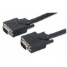 CABLE VGA MANHATTAN PARA MONITOR O PROYECTOR 30 MTS NEGRO MACHO-MACHO