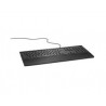 TECLADO ALAMBRICO DELL EN INGLES MODELO KB216-BK-US COLOR NEGRO