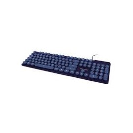 TECLADO ALMBRICO ROUND USB PERFECT CHOICE AZUL