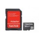 MEMORIA SANDISK 32GB MICRO SD CLASE 4 C/ADAPTADOR