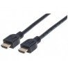 CABLE HDMI INTRAMURO MANHATTAN CL3 1.0M ETHERNET 3D 4K M-M VELOCIDAD 2.0