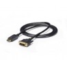 CABLE 1.8M ADAPTADOR DE VIDEO DISPLAYPORT® A DVI - CONVERTIDOR - MINI DP MACHO - DVI-D MACHO - 1920X1200 - PASIVO - NEGRO - STA