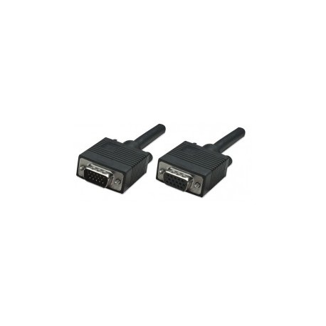 CABLE EXTENSION SVGA MANHATTAN HD15 4.5M 8MM MACHO-HEMBRA MONITOR PROYECTOR