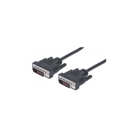 CABLE DVI-D A DVI-D MANHATTAN 1.8M DUAL VIDEO DIGITAL M-M MONITOR