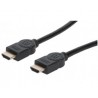 CABLE HDMI DE ULTRA ALTA VELOCIDAD 8K@60HZ, MACHO A MACHO, BLINDADO, 2 M, COLOR NEGRO