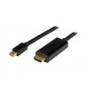 CABLE CONVERTIDOR MINI DISPLAYPORT A HDMI DE 1M - COLOR NEGRO - ULTRA HD 4K - STARTECH.COM MOD. MDP2HDMM1MB