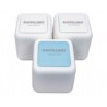KIT AMPLIFICADOR DE RED INALMBRICA, MESH ROUTER 2 REPETIDORES CON CANALES DE 2.4 Y 5 GHZ, BLANCO